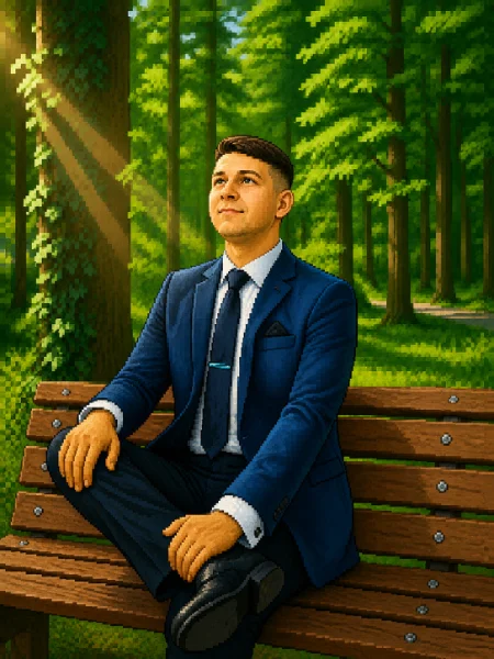 Portrait of Nicu Neculache, founder of NecByte